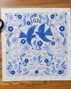 Gingiber Tea Towel 2026 Calendar Outlet