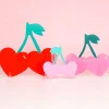 Kailo Chic Acrylic Cherries - Set Of 3 New