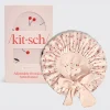 Kitsch Adjustable Oversized Satin Bonnet - Cherry Print Discount