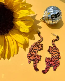 Not Picasso Animal Kingdom Earrings - Tigers Outlet