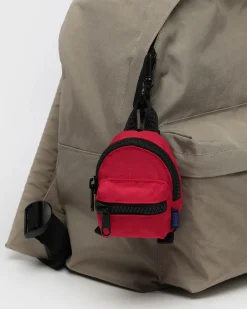 Baggu Backpack Charm - Candy Apple Outlet