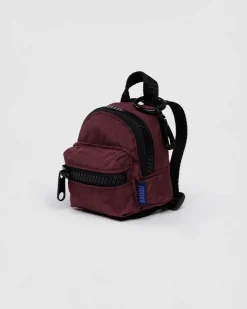 Baggu Backpack Charm - Mahogany Discount