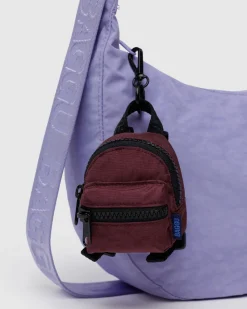 Baggu Backpack Charm - Mahogany Discount