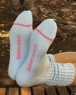 Le Bon Shoppe Ballet Socks - Baby Blue Sale