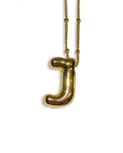 LA Blonde Balloon Initial Necklace Outlet