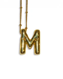 LA Blonde Balloon Initial Necklace Outlet