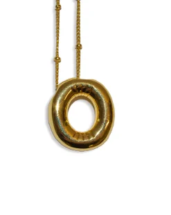 LA Blonde Balloon Initial Necklace Outlet