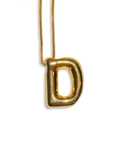 LA Blonde Balloon Initial Necklace Outlet