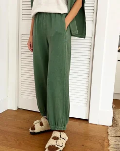 Le Bon Shoppe Balloon Pants - Basil Discount