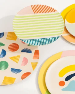 Poketo Bamboo Salad Plate Set - Angles Clearance