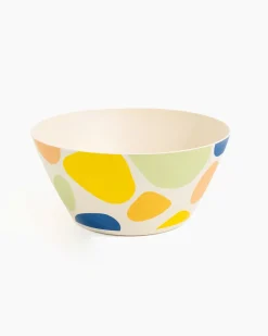 Poketo Bamboo Serving Bowl - Pebbles Clearance