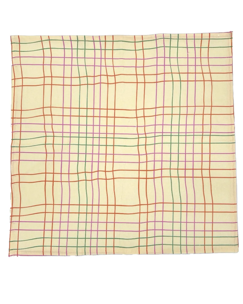 ban.do x Julie Peach ban.do Tea Towel Plaid Hot