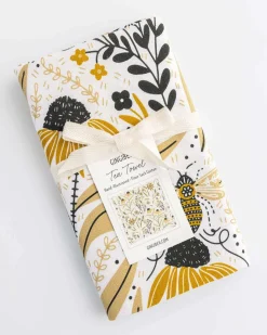 Gingiber Tea Towel Bee Garden New