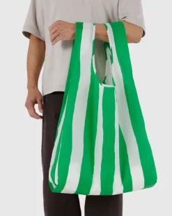 Baggu Big - Green Painted Stripe Sale