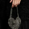 Sister Jane Black Swan Beaded Bag - Still Silver Hot