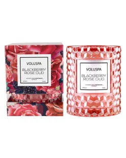 Voluspa Cloche Candle Blackberry Rose Oud Hot