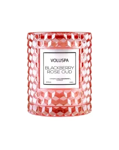 Voluspa Cloche Candle Blackberry Rose Oud Hot