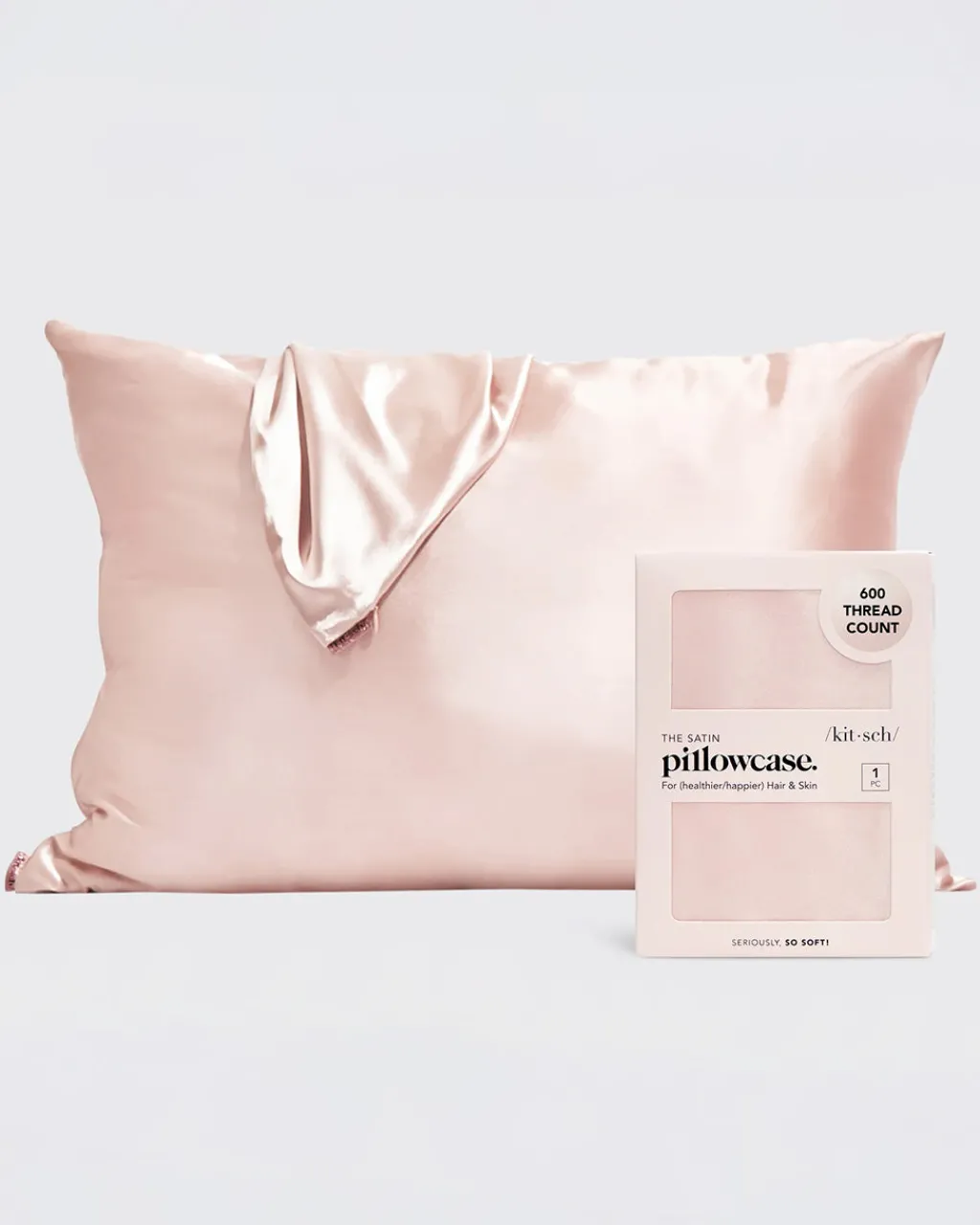 Kitsch Satin Pillowcase Blush Clearance