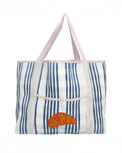 Talking Tables USA Bon Appétit Recycled Plastic Tote Bag - Croissant
