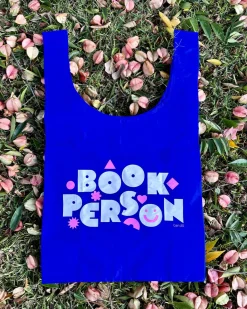 Baggu for ban.do Book Person Standard Baggu - Cobalt Book Person Cobalt Best