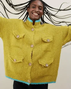 Dr. Bloom Boom Boom Cardigan - Pistachio Clearance