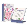 Studio Oh! Botanical Bliss Plant & Bloom 2026 Desk Calendar New