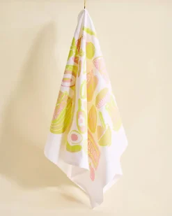 One & Only Paper Cotton Tea Towel Breakfast Lovers Discount