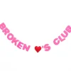 Kailo Chic Broken Heart’s Club Felt Garland New