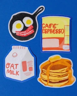 Mel Andrel Stickers - Set of 4 Brunch Club Online