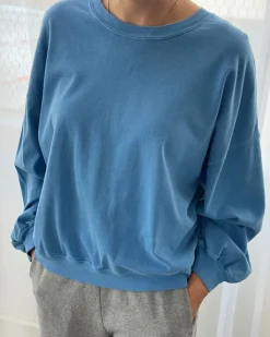 Le Bon Shoppe Cali Jersey Sweatshirt - Yacht Blue Discount