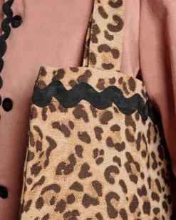 Sister Jane Cameron Leopard Tote Bag