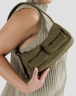 Baggu Cargo Shoulder Bag - Seaweed New