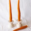 Happy Organics Carrot Beeswax Candle Tapers - Set of 2