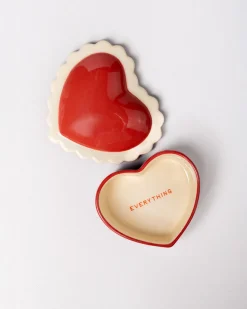 ban.do Ceramic Trinket Box - Heart Discount
