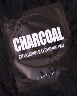 Lapcos Charcoal Exfoliating + Cleansing Pads - Set Of 5 New