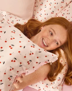 Kitsch Satin Pillowcase Cherry Print