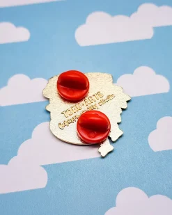 Toku Arts Chicken Butt Enamel Pin Clearance