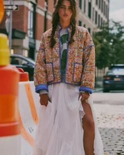 Free People Chloe Jacket - Candy Combo Clearance