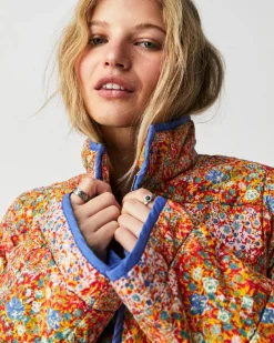 Free People Chloe Jacket - Candy Combo Clearance