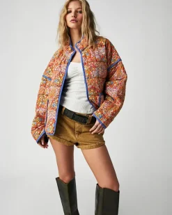 Free People Chloe Jacket - Candy Combo Clearance