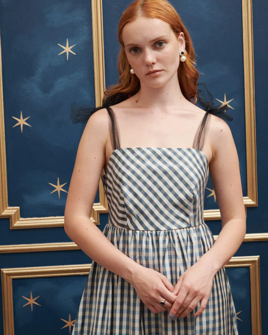 Sister Jane Cindy Check Midi Dress Discount