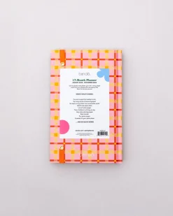 ban.do Classic 17-Month Academic Planner - Pink Plaid New