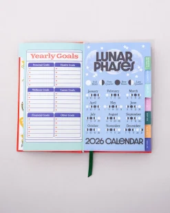 ban.do Classic 17-Month Academic Planner - Pink Plaid New