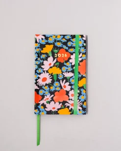 ban.do Classic 12-Month Annual Planner - Black Floral Clearance