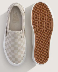 Vans Classic Slip-On Checkerboard Stackform Sneaker - Mushroom Discount