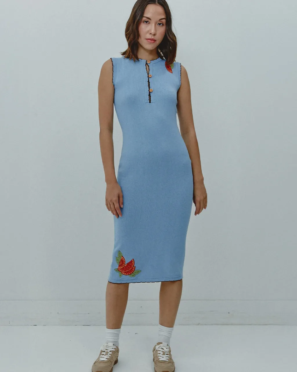 Another Girl Clementine Knit Midi Dress Discount