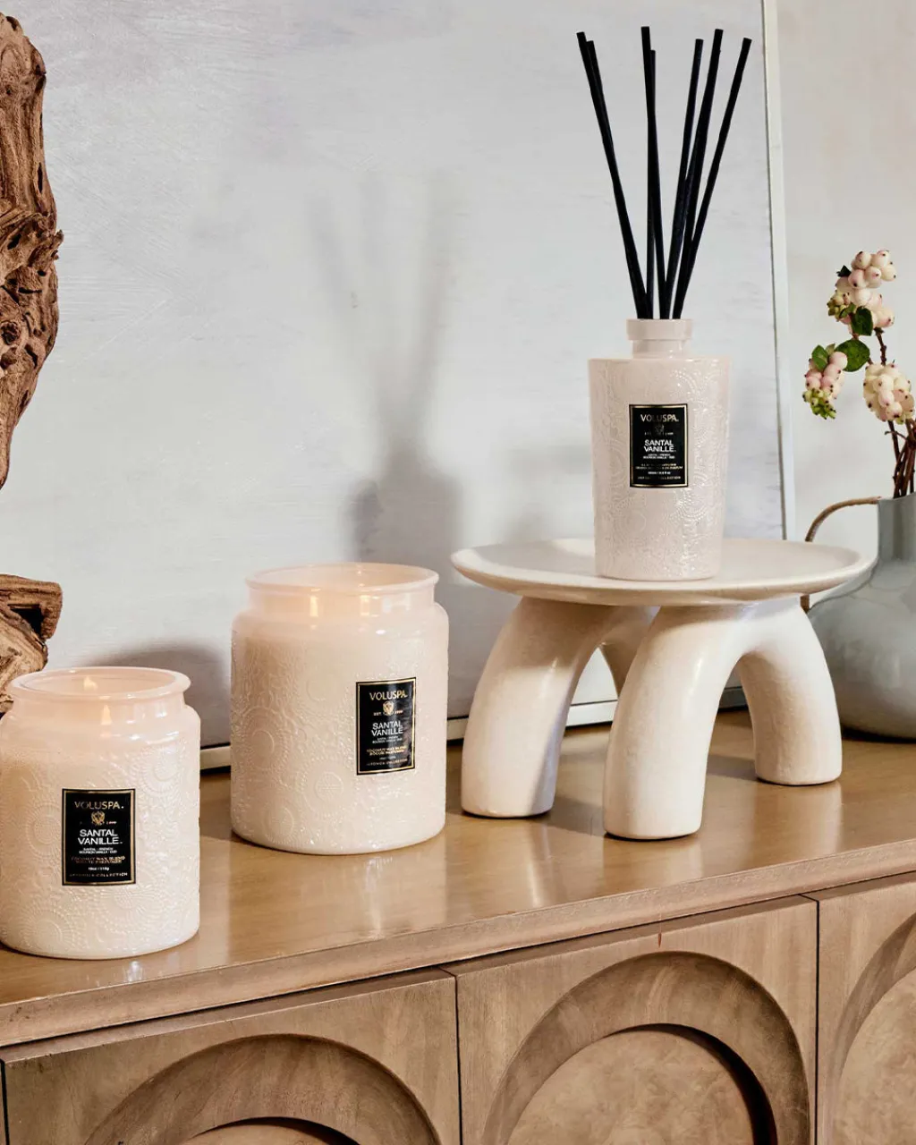 Voluspa Coconut Papaya Large Jar Candle New