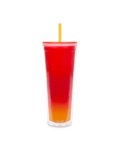 ban.do Color Changing Sip Sip Tumbler with Straw - Happy To Be Here Online