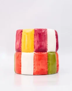 ban.do Colorblock Ceramic Planter New