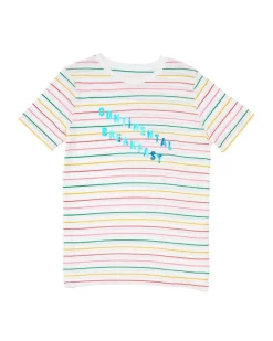 ban.do Continental Breakfast Striped Tee Best